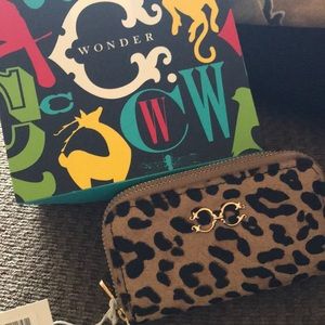 C. Wonder Cheetah Calf Hair Wallet